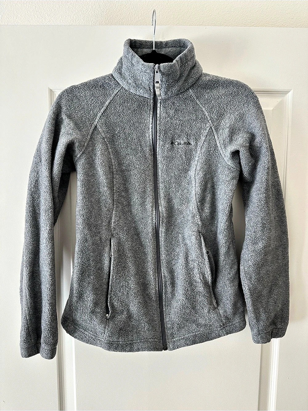 Columbia Benton Springs Full-Zip Fleece Jacket Small Gray